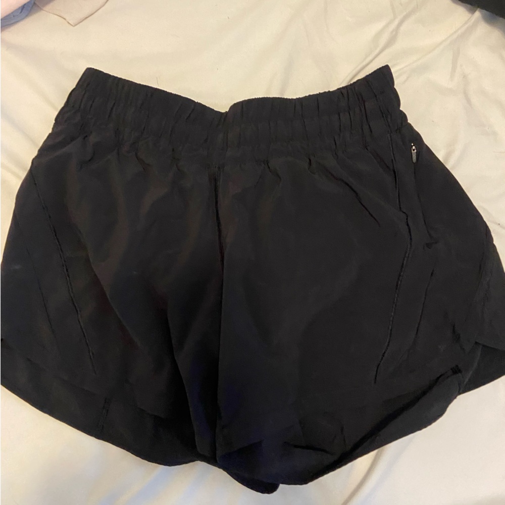 Lululemon track that 5 inch shorts black size 8